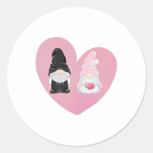 Junggeselinnen-Abschied Wedding Honeymoon Gnome Gr Runder Aufkleber