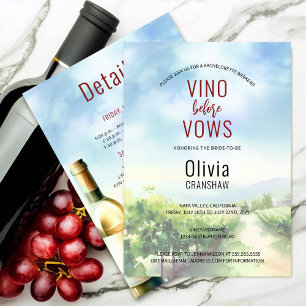 Junggeselinnen-Abschied Weinprobe Zielort Einladung