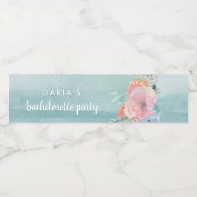 Junggeselinnen-Abschied Zubehör Wasserflaschen Eti Wasserflaschenetikett (Einzelnes Label)