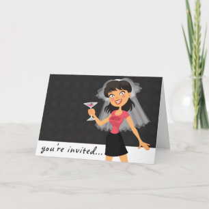 Junggeselinnen-Abschieds-Einladung Einladung