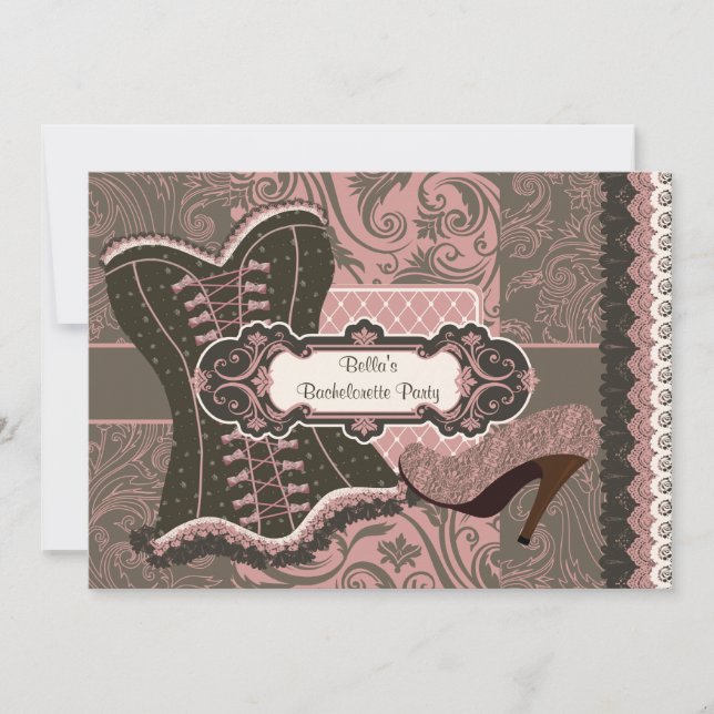 Junggeselinnen-Abschieds-Einladung Einladung (Vorderseite)