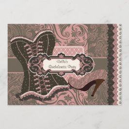 Junggeselinnen-Abschieds-Einladung Einladung