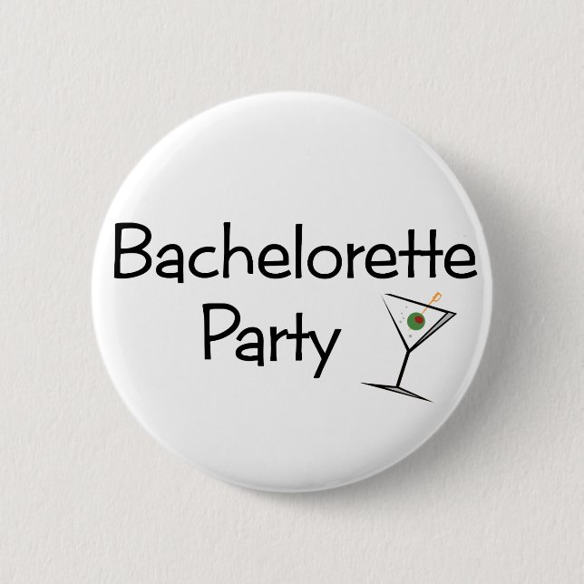 Junggeselinnen-Abschiedsknopf Button (Vorderseite)