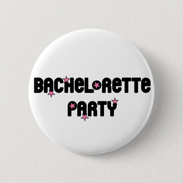 Junggeselinnen-Abschiedsknopf Button (Vorderseite)