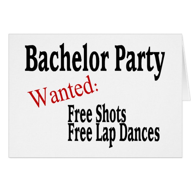 Junggeselle-Party (Vorderseite (Horizontal))