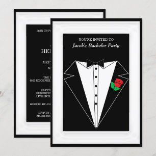 Junggeselle-Party Einladung
