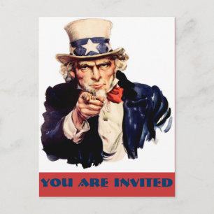 Junggeselle-Party Einladung, Einladungspostkarte