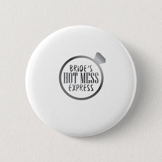 Junggeselle-Party-Geschenk für den Wolf Männer Button (Vorderseite)