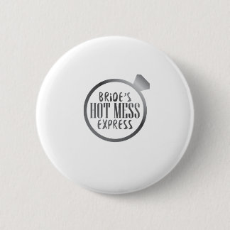 Junggeselle-Party-Geschenk für den Wolf Männer Button