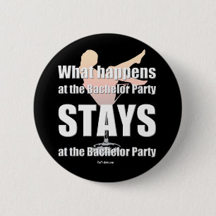 Junggeselle-Partyknopf Button