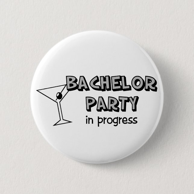 Junggeselle-Partyknöpfe Button (Vorderseite)
