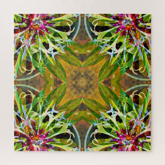 Junggesellen-Blumenbild Puzzle (Vertikal)
