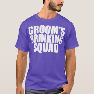 Junggesellen Trink Squad Party Trauzeugen Junggese T-Shirt