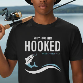 Junggesellenabschied Angeln Lustig Sie Hat Ihn An  T-Shirt