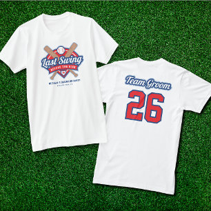 Junggesellenabschied Baseball Bachelor Team Bräuti T-Shirt