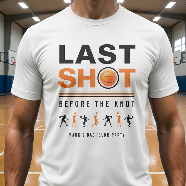 Junggesellenabschied Basketball Abschiedsschuss Or T-Shirt (Von Creator hochgeladen)