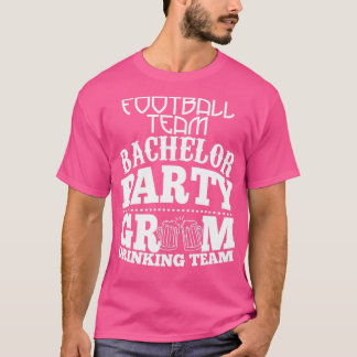 Junggesellenabschied Basketball Bräutigam Trinken T-Shirt