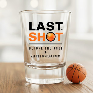Junggesellenabschied Basketball Letzter Schuss Ora Schnapsglas