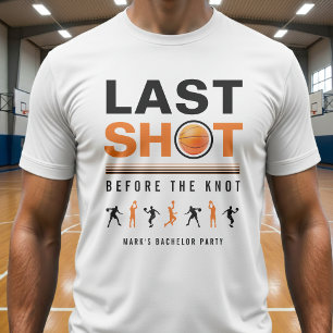 Junggesellenabschied Basketball Letzter Schuss Ora T-Shirt