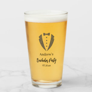 Junggesellenabschied-Bierglas Glas