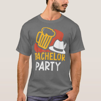 Junggesellenabschied Braut Bräutigam Team T-Shirt