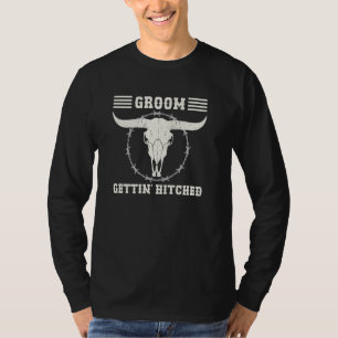 Junggesellenabschied Bräutigam Heirat Country West T-Shirt