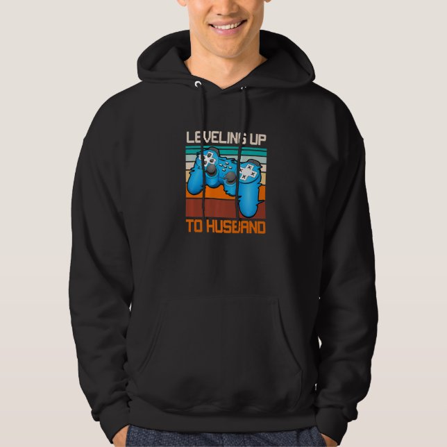 Junggesellenabschied Bräutigam Hochzeit Ehemann Hoodie (Vorderseite)
