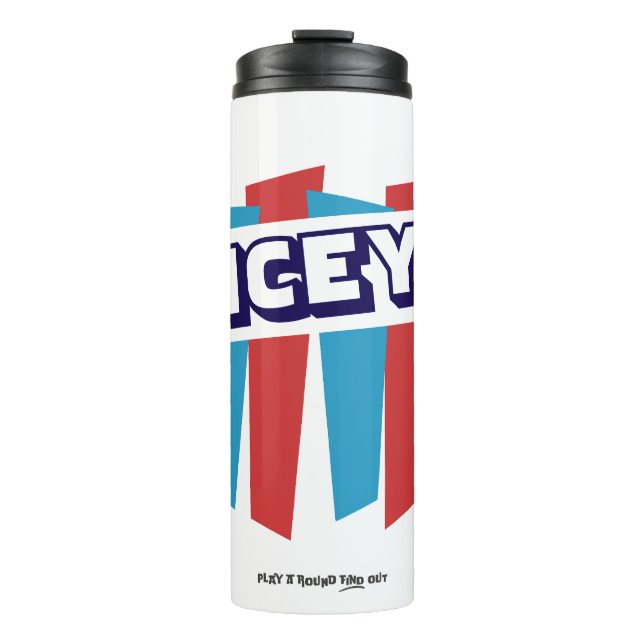 Junggesellenabschied Chaos Golf Vater Icey Retro P Thermosbecher (Vorderseite)