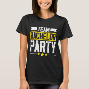 Junggesellenabschied Crew Bräutigam Hochzeit Bräut T-Shirt