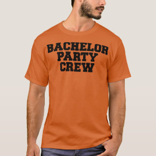Junggesellenabschied Crew Kunst Hochzeit Braut Paa T-Shirt