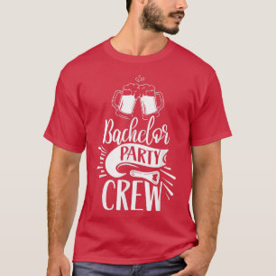 Junggesellenabschied Crew Team Bräutigam Braut  T-Shirt