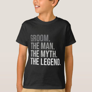 Junggesellenabschied des Mannes, des Mythos, der L T-Shirt