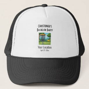 Junggesellenabschied-Discgolf-Hochzeitsgeschenk Truckerkappe