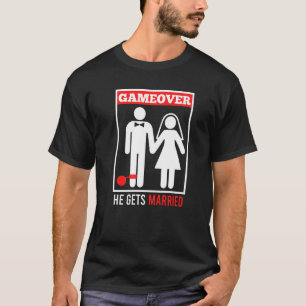 Junggesellenabschied Ehemann Bräutigam T-Shirt