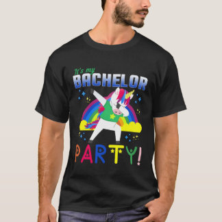 Junggesellenabschied Einhorn Es ist mein Junggesel T-Shirt