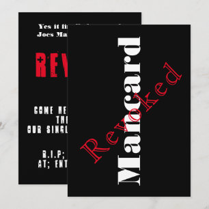 Junggesellenabschied Einladung, Einladung