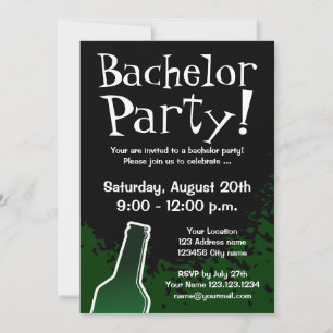 Junggesellenabschied Einladungen   Benutzerdefinie