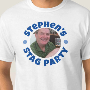 Junggesellenabschied Foto des Mannes T-Shirt