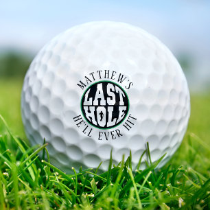 Junggesellenabschied Golf Letztes Loch, das er je Golfball