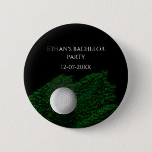 Junggesellenabschied Golfplatz Golfball Golf Jungg Button