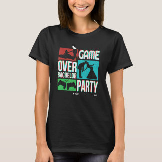 Junggesellenabschied Heirat Idee Spiel ist Aus T-Shirt