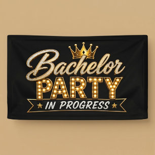 Junggesellenabschied im Gange Banner