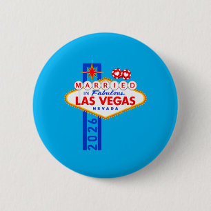 Junggesellenabschied in Vegas In Vegas verheiratet Button