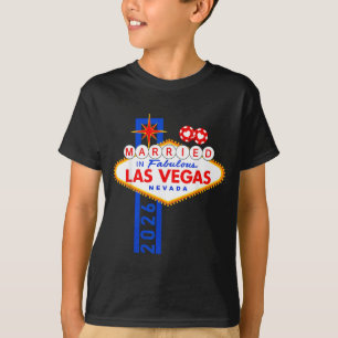 Junggesellenabschied in Vegas In Vegas verheiratet T-Shirt