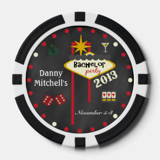 Junggesellenabschied Las Vegas 2013 Andenken Poker Pokerchips