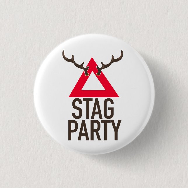 Junggesellenabschied-Logo Button (Vorderseite)