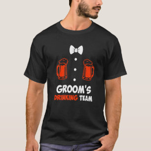 Junggesellenabschied Männer Team Bräutigam Hochzei T-Shirt
