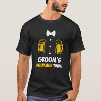 Junggesellenabschied Männer Team Bräutigam Hochzei T-Shirt
