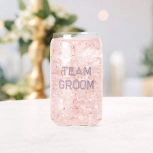 Junggesellenabschied Mauve Team Groom Dosenglas