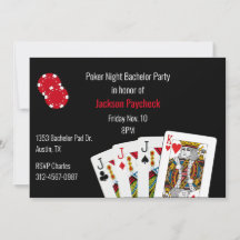 Junggesellenabschied mit Poker-Thema